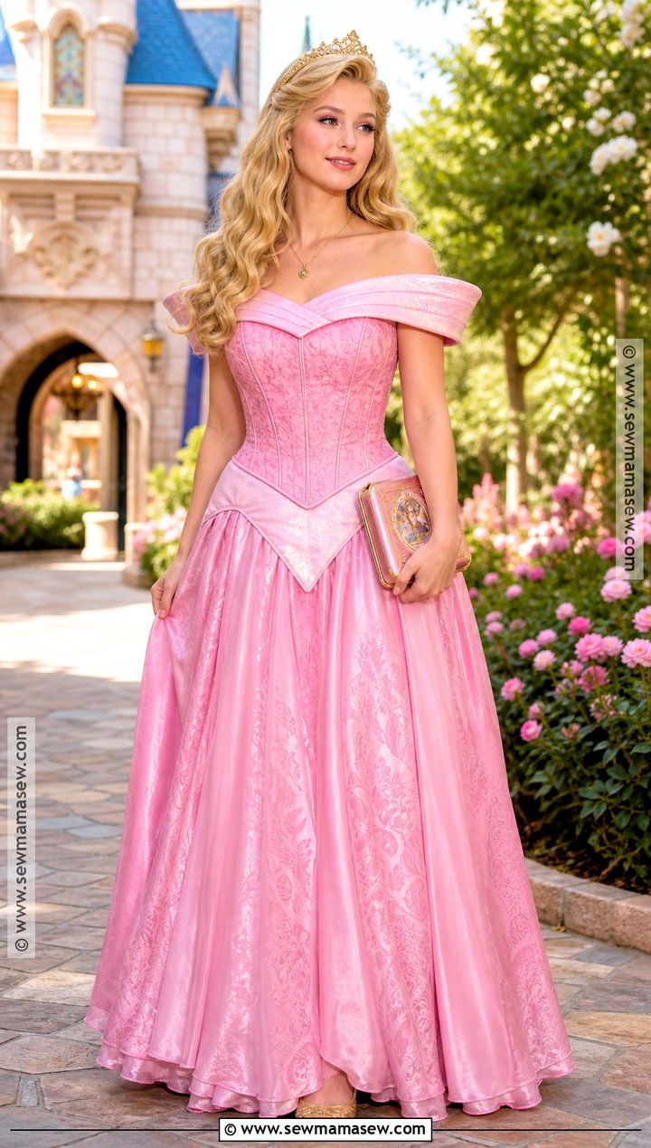 Princess Aurora Pink Dress Costume - 40 blonde costume ideas