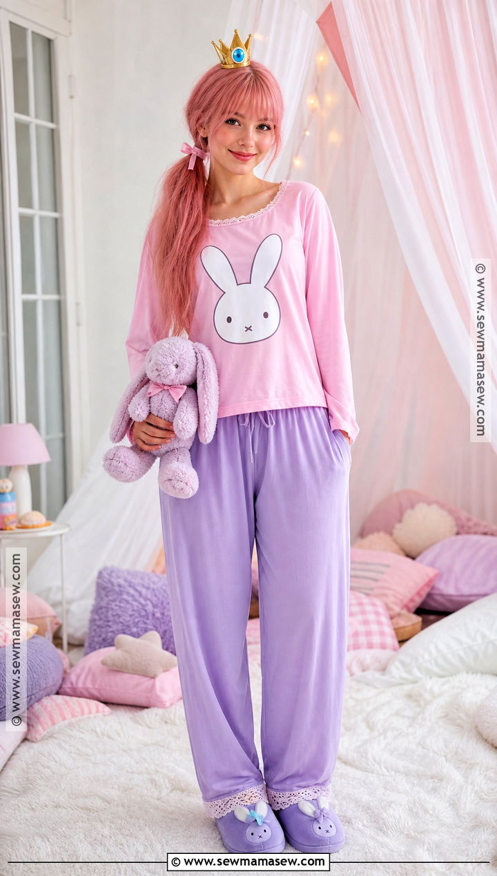 Princess Bubblegum Bunny Pajama Costume - 40 princess bubblegum costume ideas
