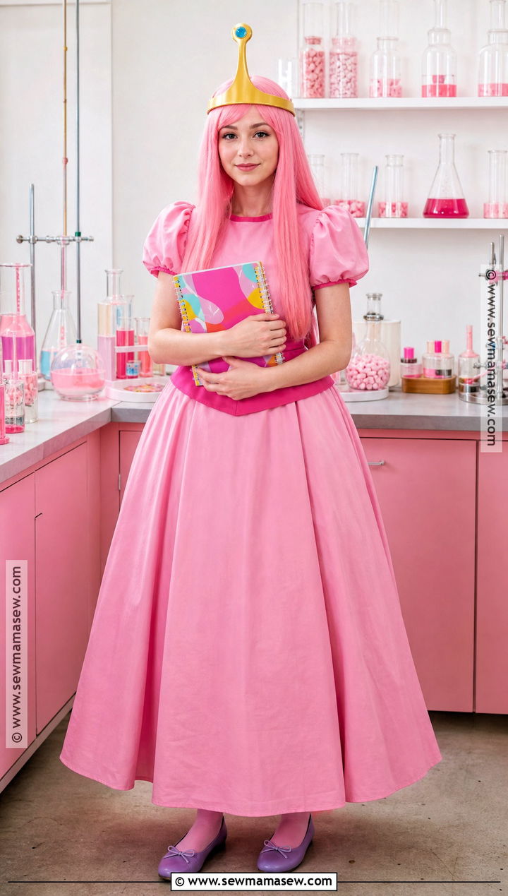 Princess Bubblegum Pink Dress Cosplay - 35 Princess Cosplay Ideas