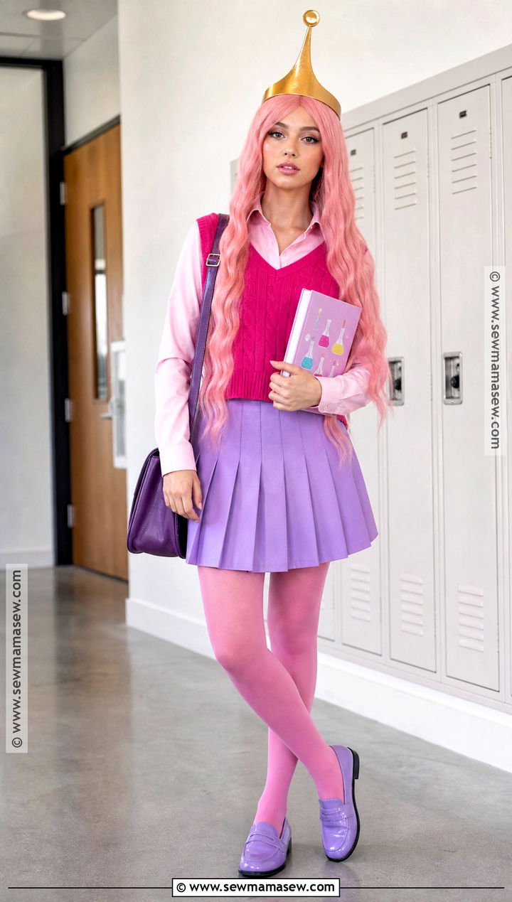 Princess Bubblegum Preppy School Costume - 40 princess bubblegum costume ideas