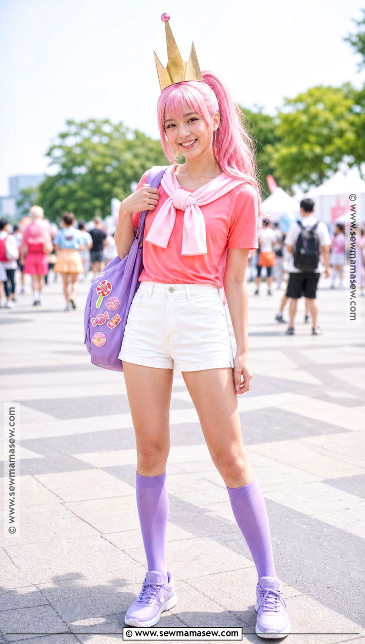 Princess Bubblegum T Shirt And Shorts Costume - 40 princess bubblegum costume ideas