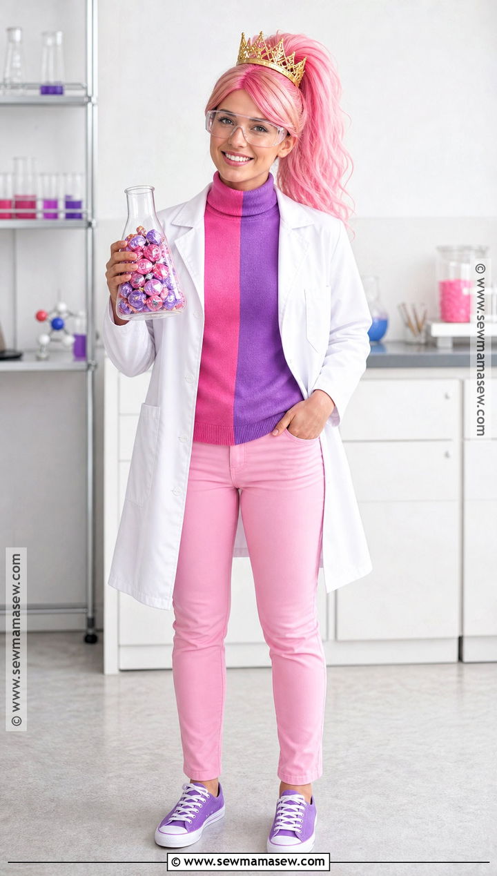 Princess Bubblegum Turtleneck Lab Costume - 40 princess bubblegum costume ideas