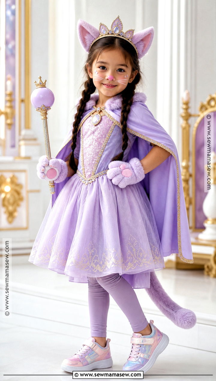 Princess Cat Costume - 30 cat costume ideas for kids