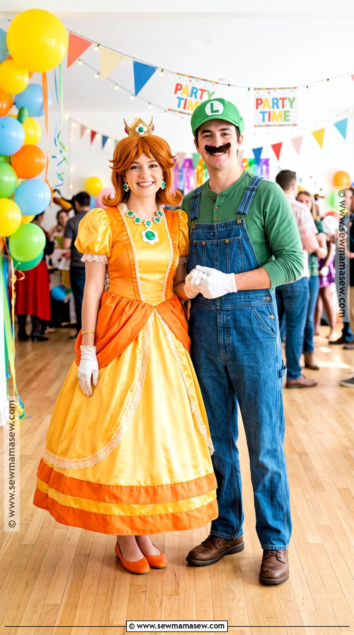 Princess Daisy And Luigi Couple Costume - 40 princess daisy costume ideas