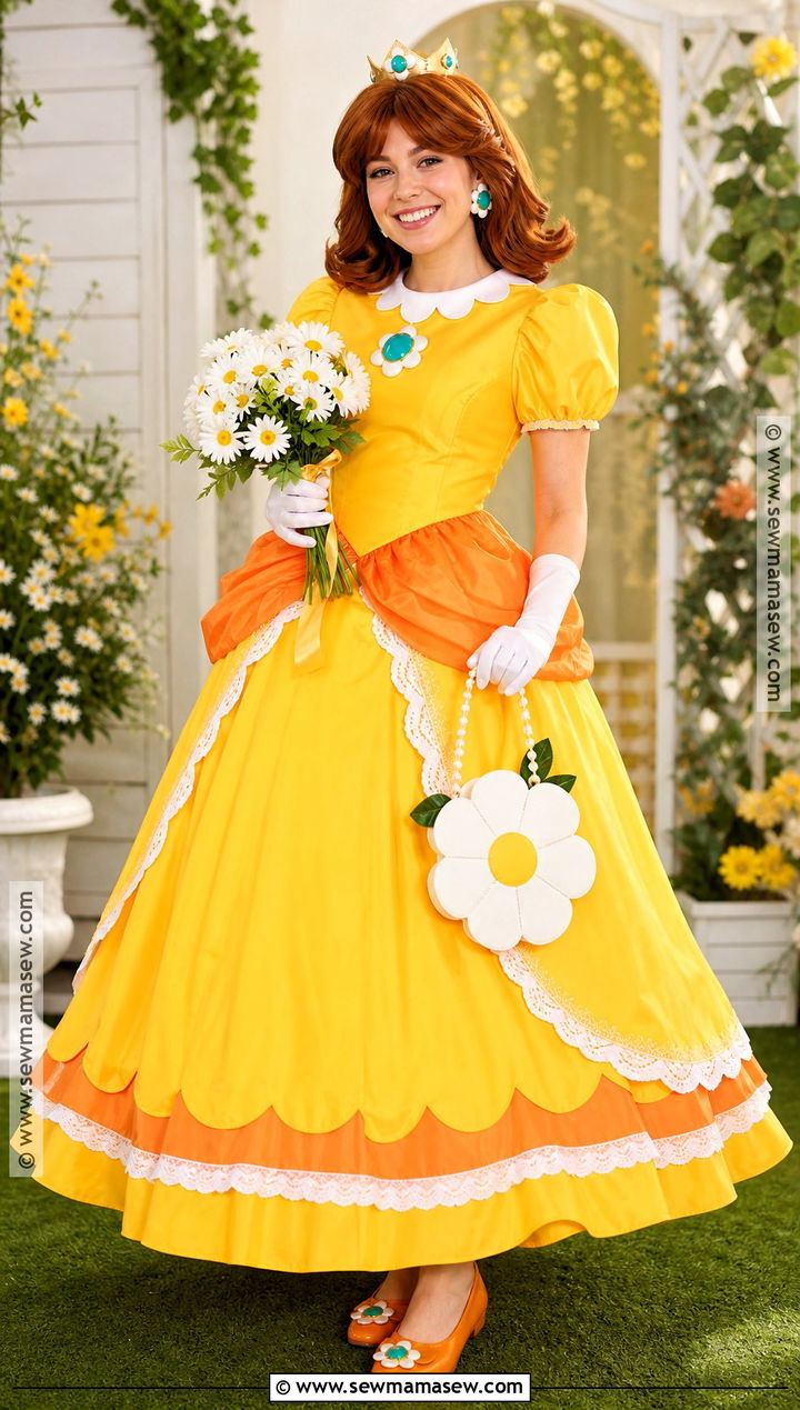 Princess Daisy Yellow Costume - 50 princess costume ideas
