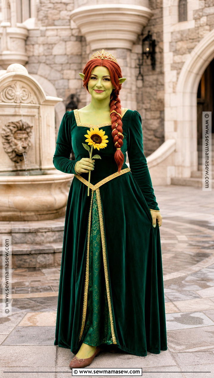 Princess Fiona Costume With Red Hair - 30 halloween costumes with red hair