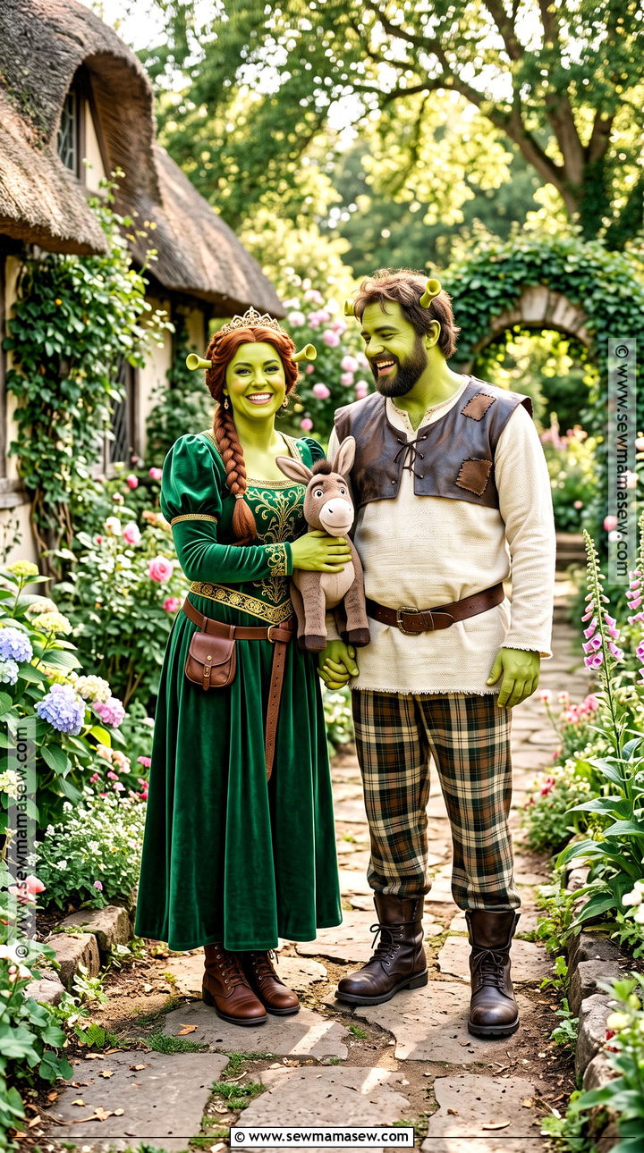 Princess Fiona Couple Costume - 30 heidi klum halloween costumes