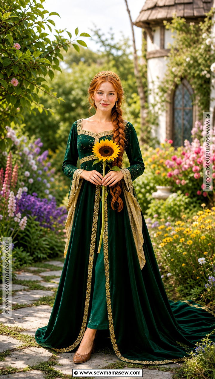 Princess Fiona Green Gown Costume - 30 halloween costume red hair ideas