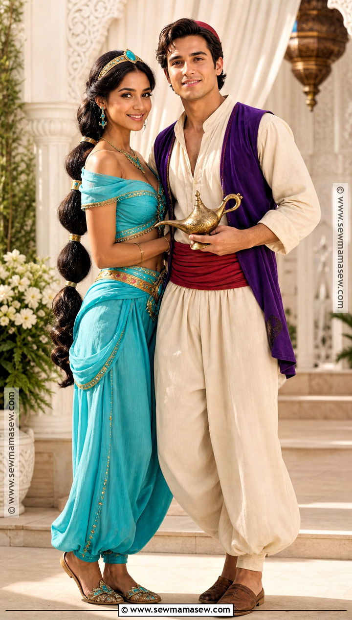 Princess Jasmine And Aladdin Costume - 30 movie costume ideas for couples
