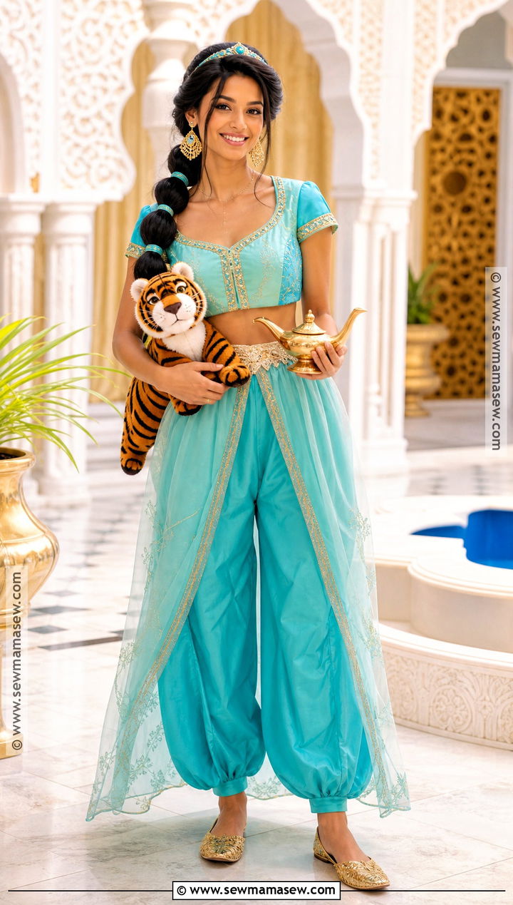 Princess Jasmine Turquoise Costume - 30 blue costumes
