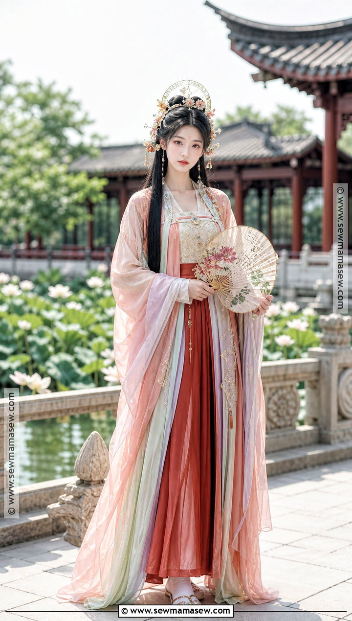 Princess Kaguya Costume With Layered Kimono - 30 studio ghibli costume ideas