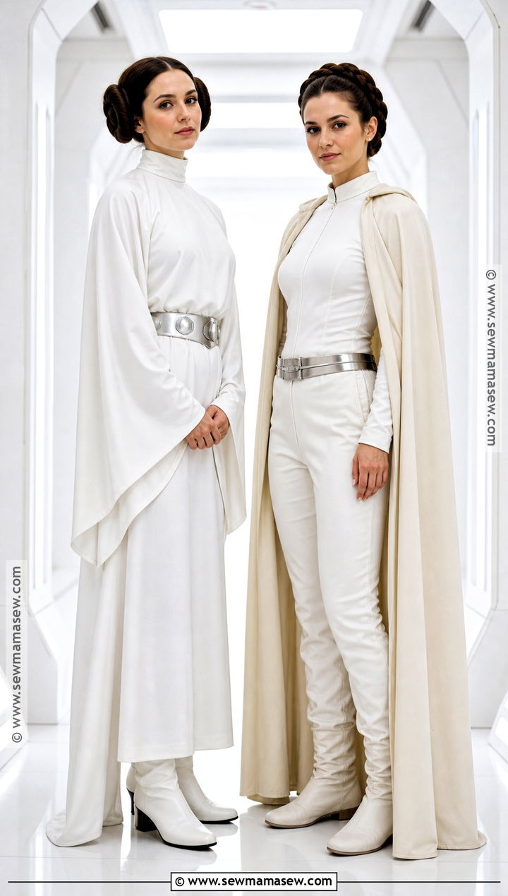 Princess Leia And Padme Amidala Costume - 30 Brunette Duo Halloween Costumes