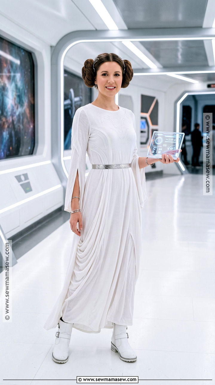 Princess Leia Costume With Brown Side Buns - 30 halloween costumes for brown hair