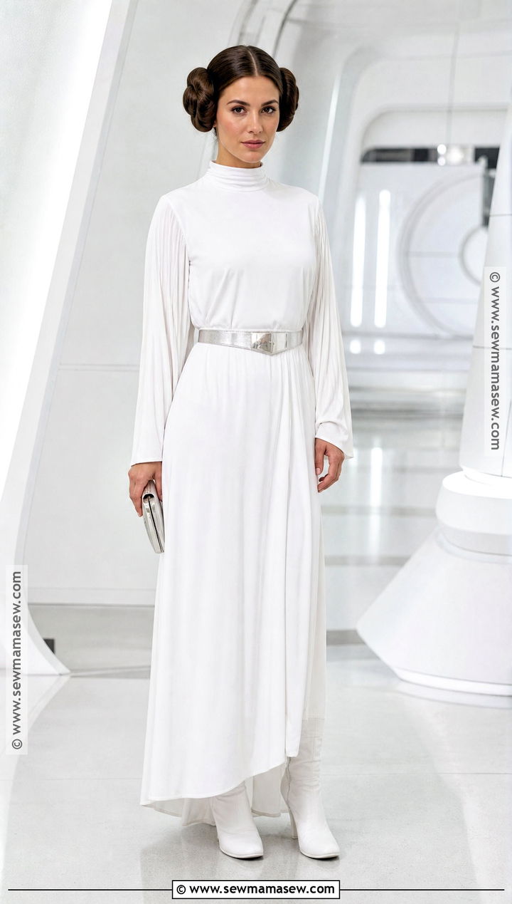 Princess Leia Costume With White Dress - 30 brunette halloween costume ideas