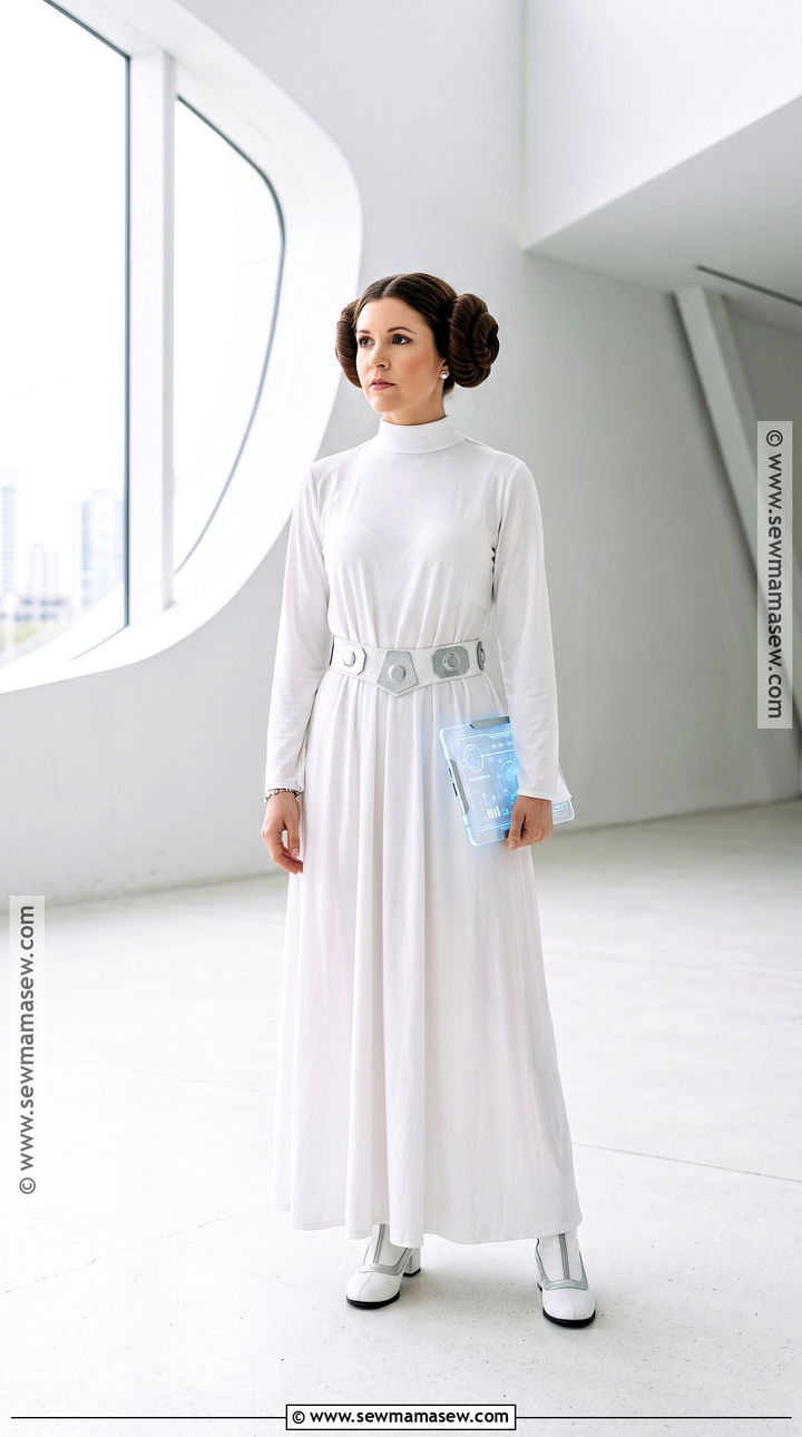 Princess Leia Costume With White Gown - 35 iconic brunette halloween costumes