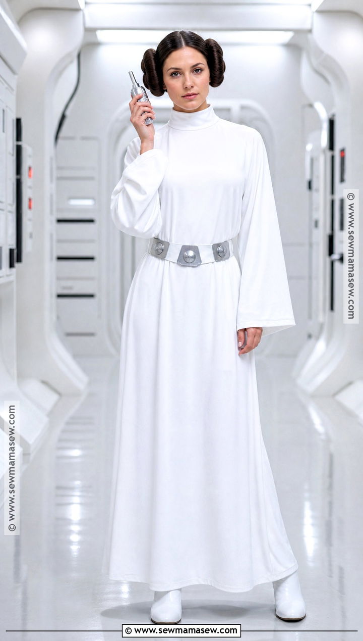Princess Leia White Costume - 35 female halloween costume ideas