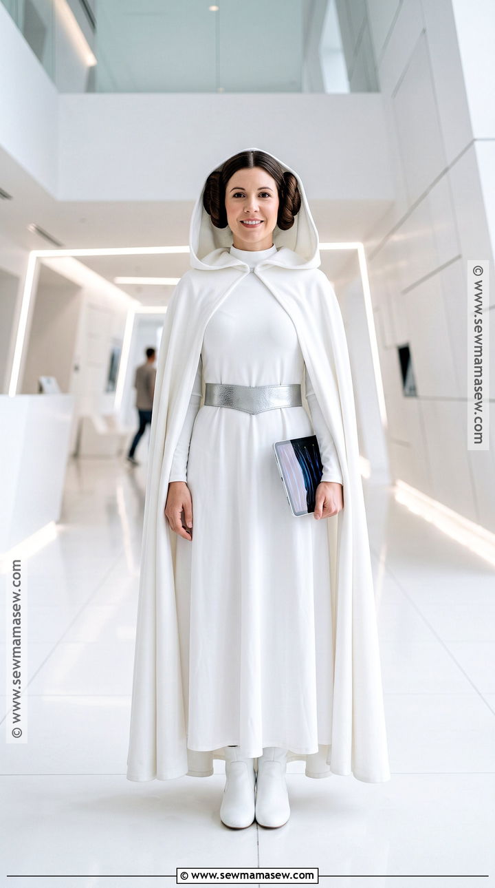 Princess Leia White Dress Costume - 30 costumes for brunettes