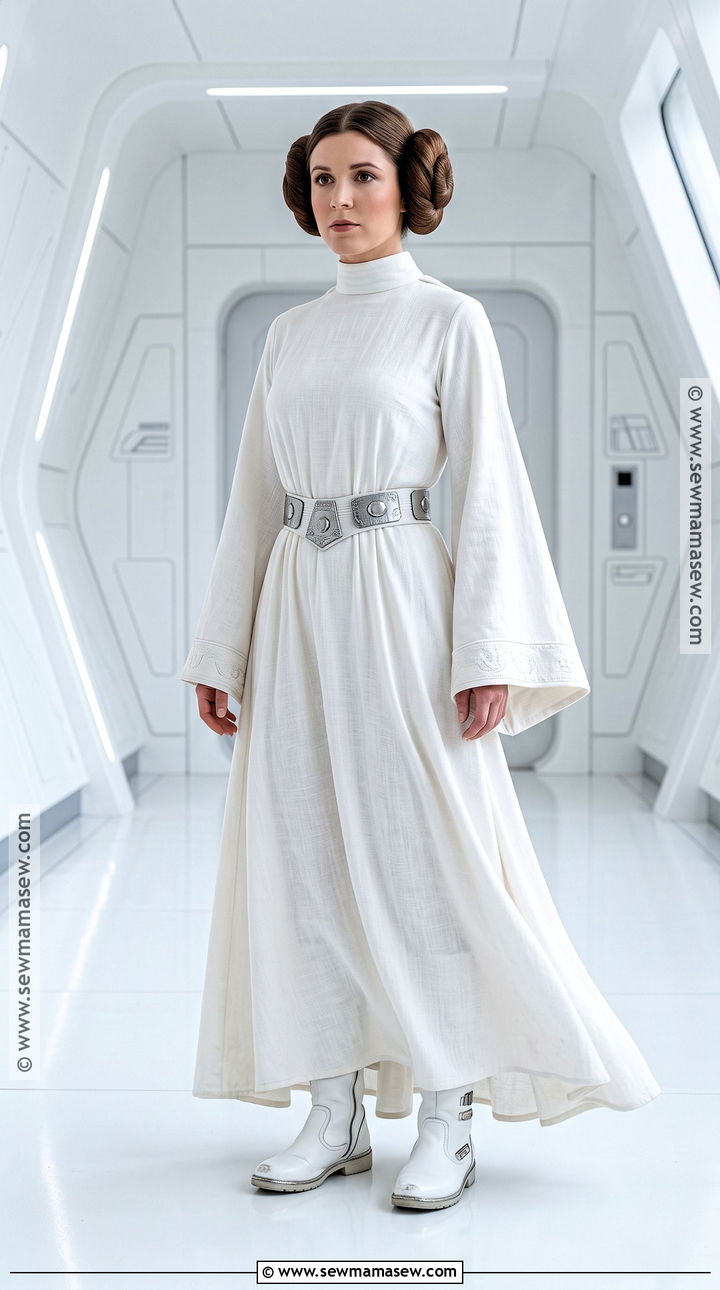 Princess Leia White Dress Costume - 30 Movie Costume Ideas