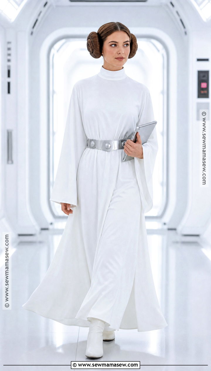 Princess Leia White Gown Costume - 30 movie character costumes for females