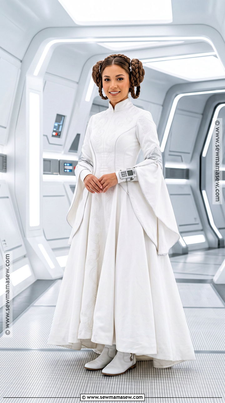 Princess Leia White Gown Costume - 30 Princess Costume Ideas for Women