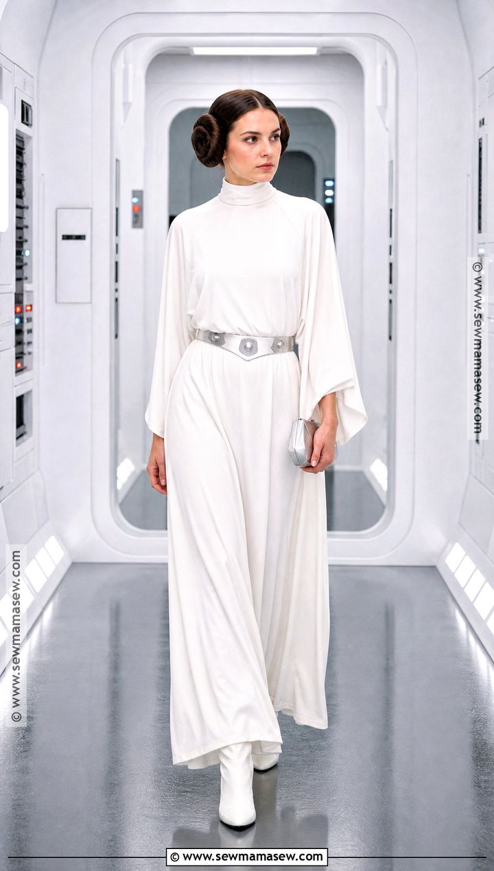 Princess Leia White Gown Costume - 40 brunette halloween costumes