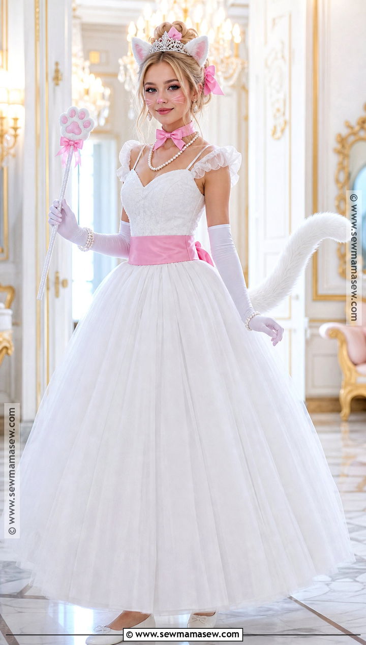 Princess Marie Cat Costume With Ball Gown - 30 marie cat costume ideas
