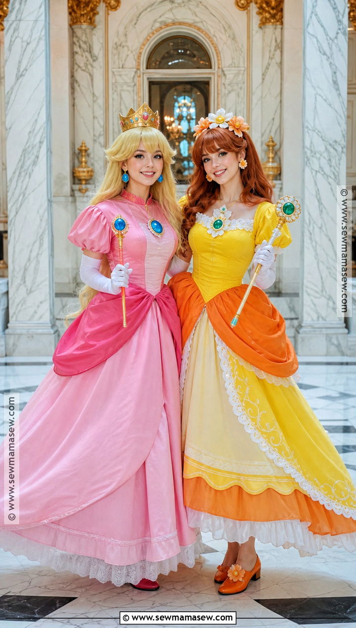 Princess Peach And Daisy Duo Costume - 35 duo halloween costumes cute
