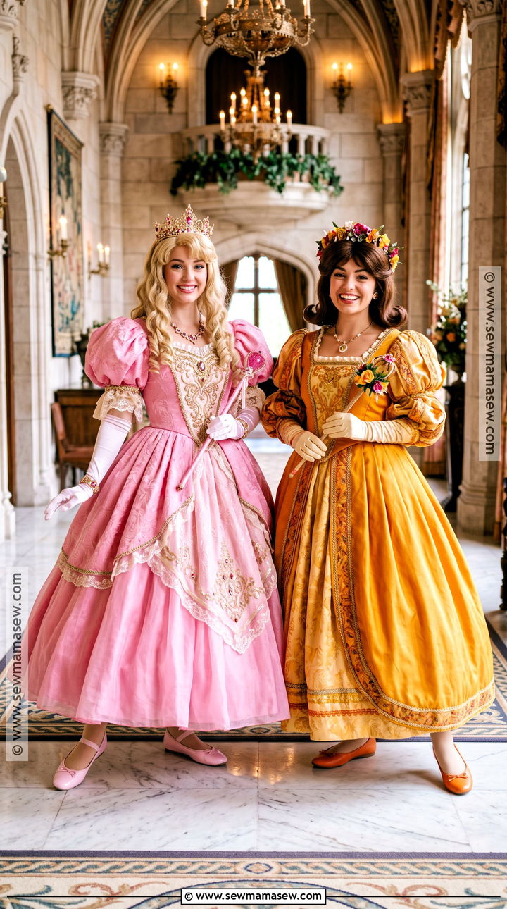 Princess Peach And Daisy Duo Costume - 35 girl duo costumes