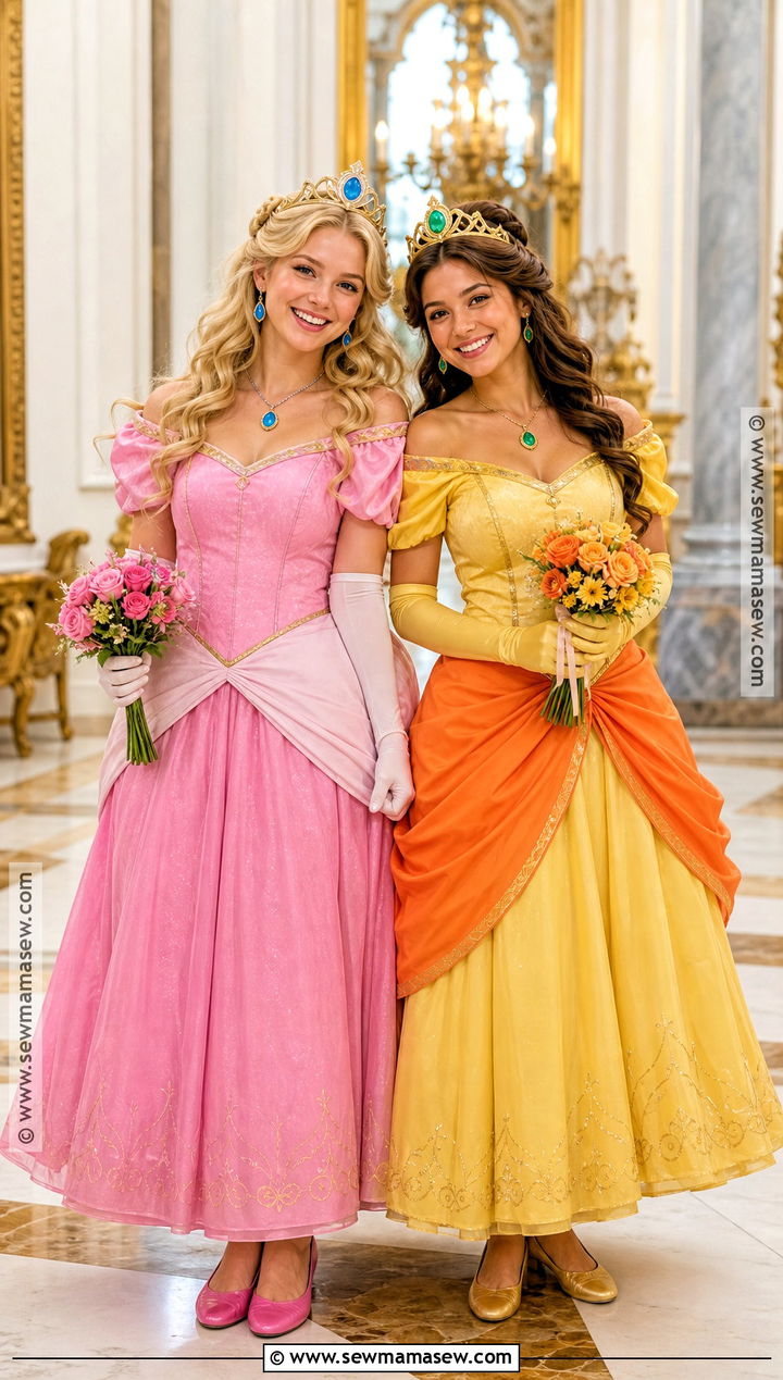 Princess Peach And Princess Daisy Best Friend Costume - 45 best friend halloween costumes