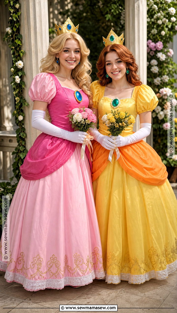 Princess Peach And Princess Daisy Costume - 30 best friends costumes