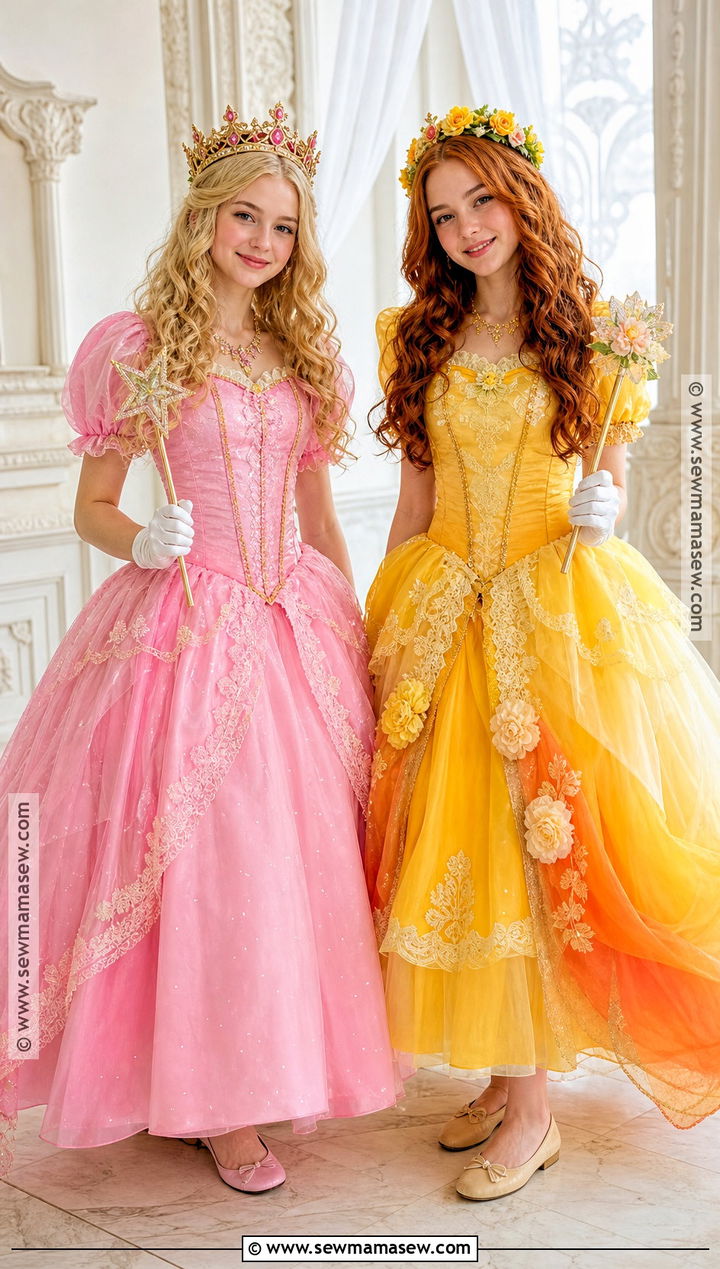 Princess Peach And Princess Daisy Twin Costume - 30 twins halloween costumes