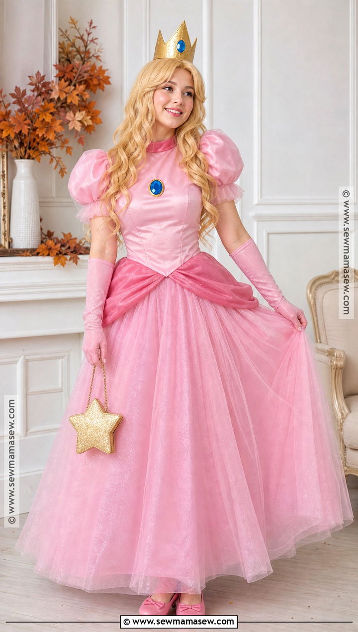Princess Peach Costume - 45 cool halloween costumes