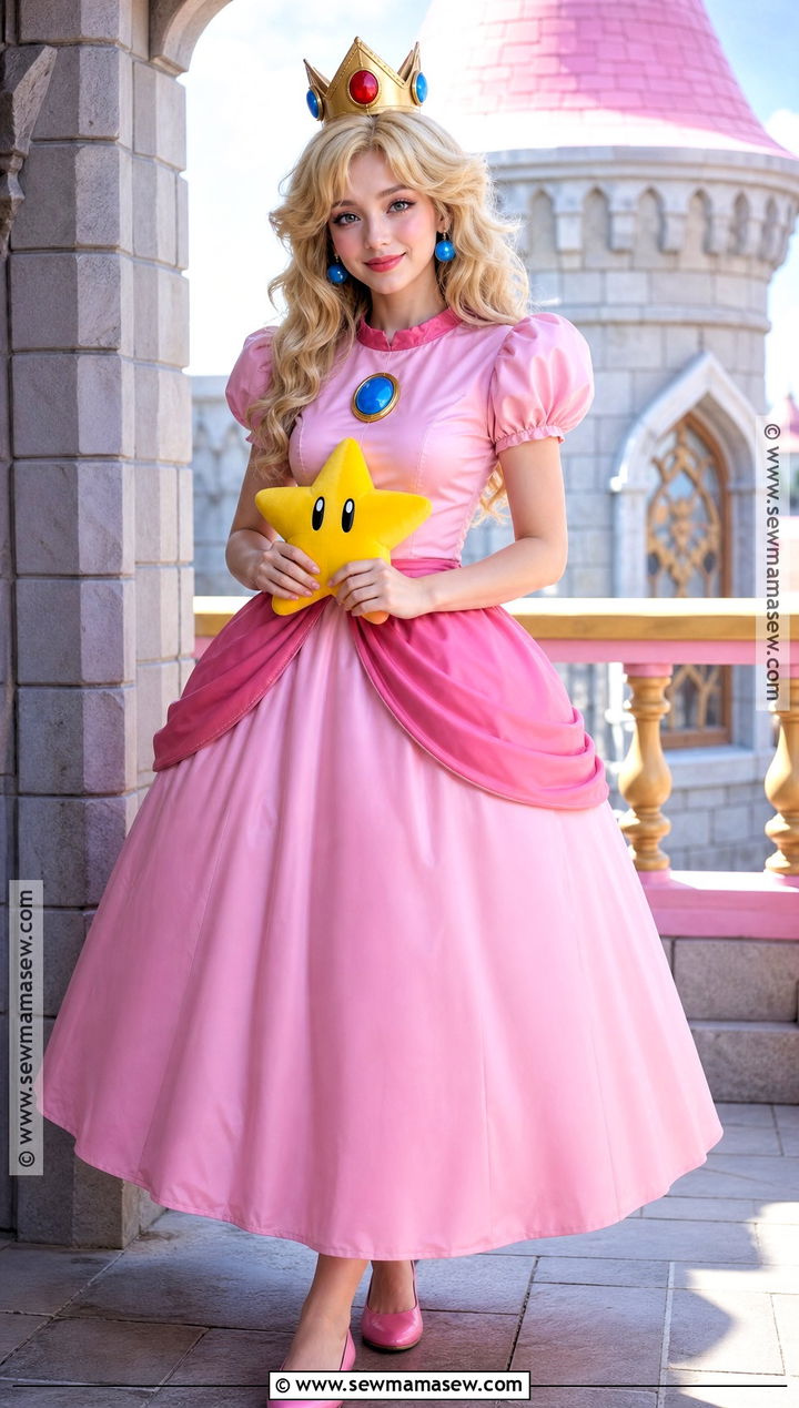 Princess Peach Costume - 30 halloween blonde costume ideas