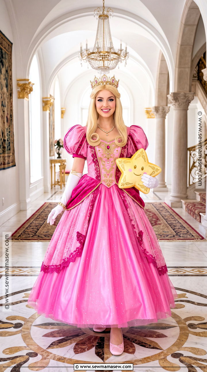 Princess Peach Costume - 35 blonde hair halloween costumes ideas