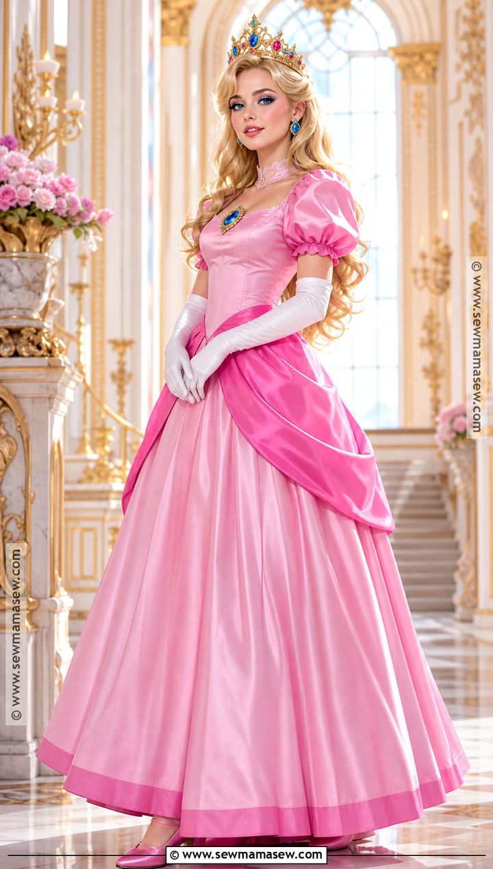 Princess Peach Costume - 35 characters to dress up as ideas