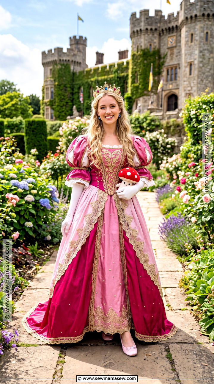 Princess Peach Costume - 35 pink halloween costume ideas