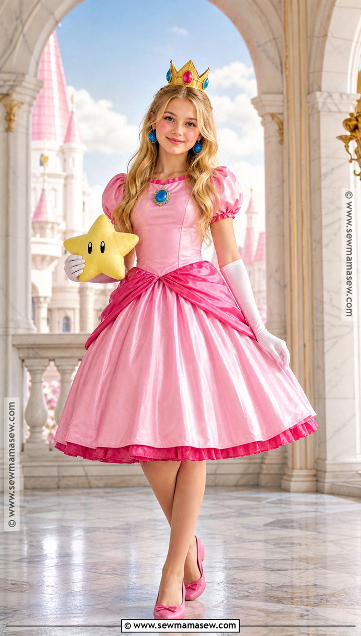 Princess Peach Costume - 40 halloween costumes for teens