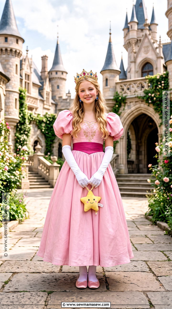 Princess Peach Costume With Pink Dress - 30 halloween costume ideas for teenage for girls