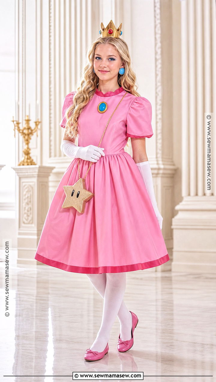 Princess Peach Costume - 30 character dress up day ideas