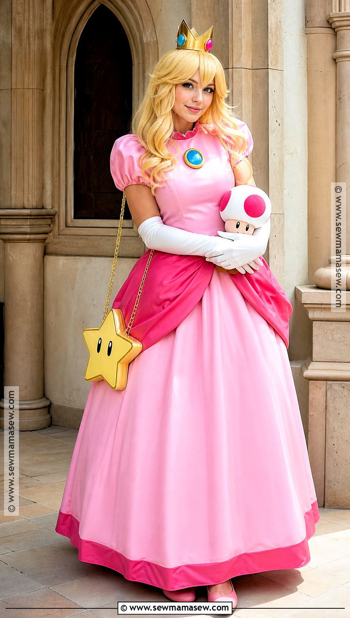 Princess Peach Pink Costume - 50 princess costume ideas