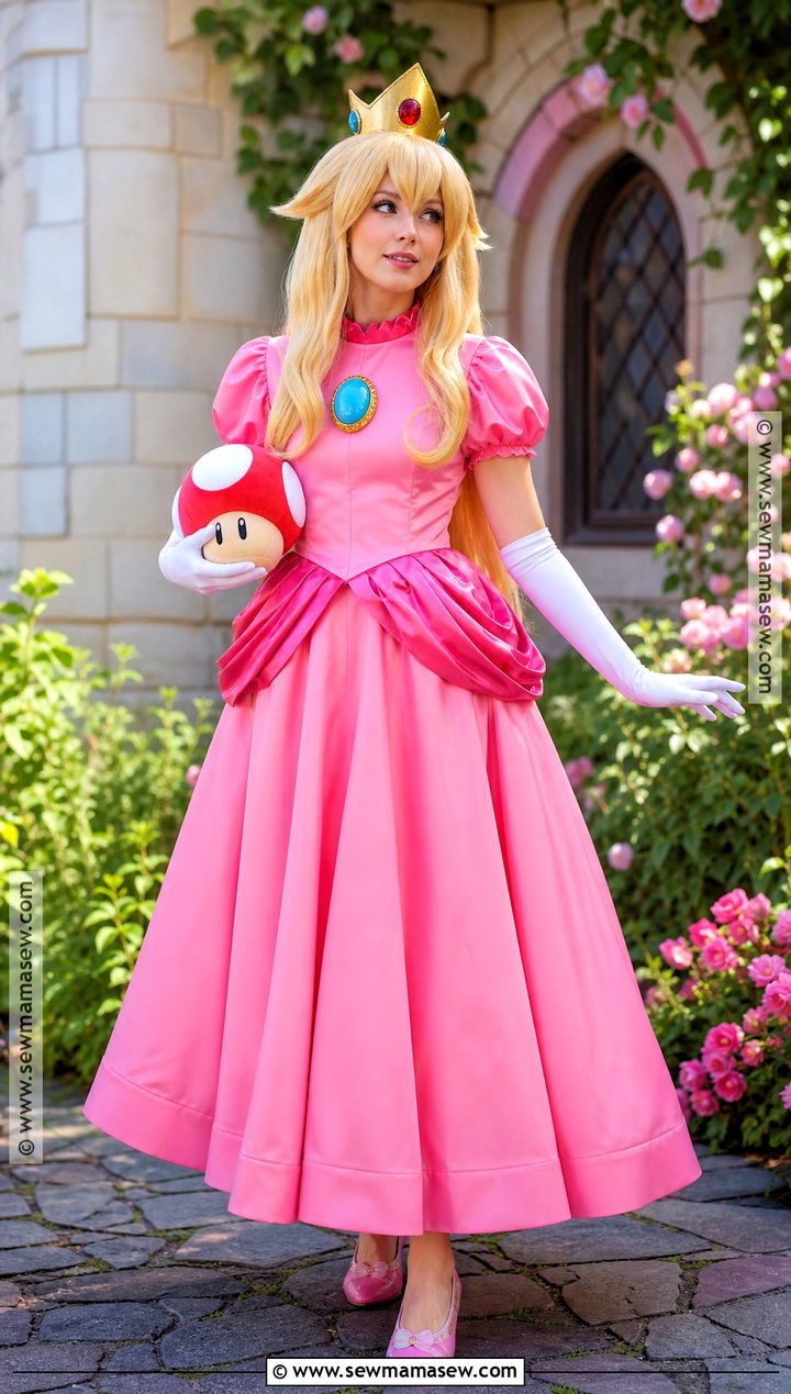 Princess Peach Pink Dress Costume - 30 pink dress costume ideas