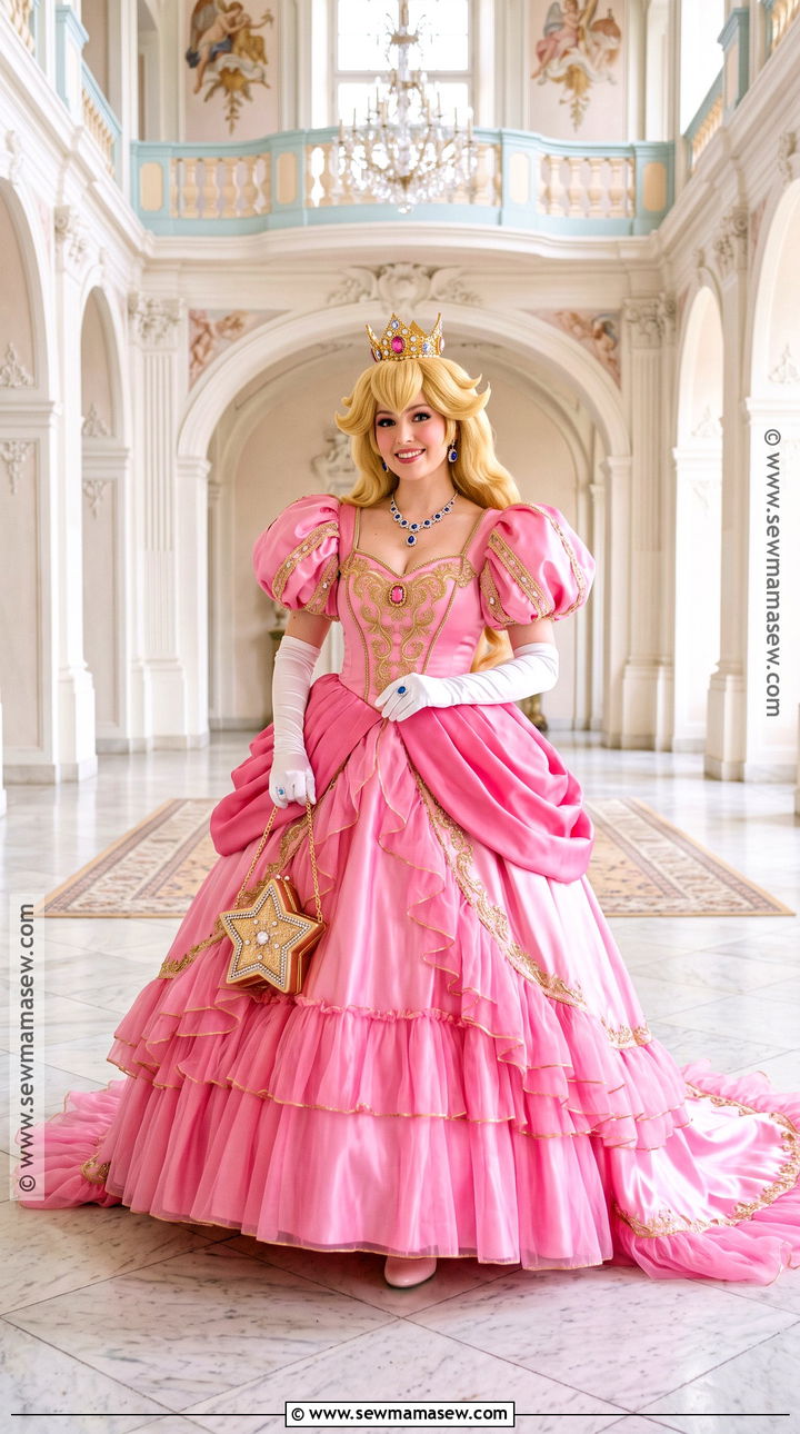 Princess Peach Pink Gown Cosplay - 35 Princess Cosplay Ideas