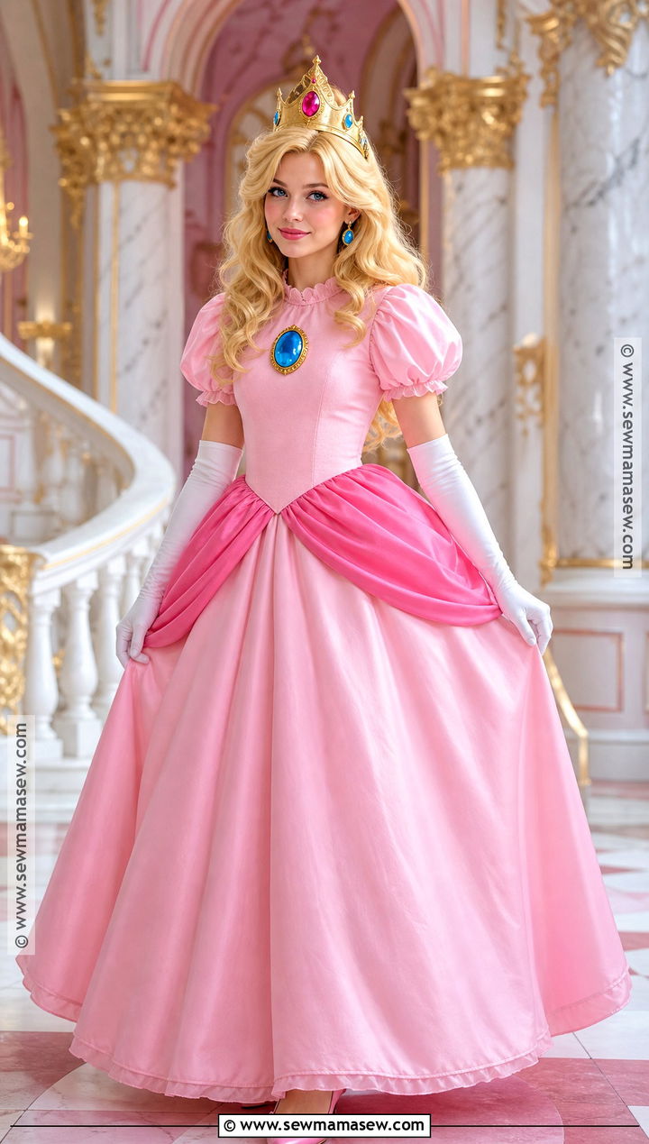 Princess Peach Pink Gown Costume - 35 costumes for blondes