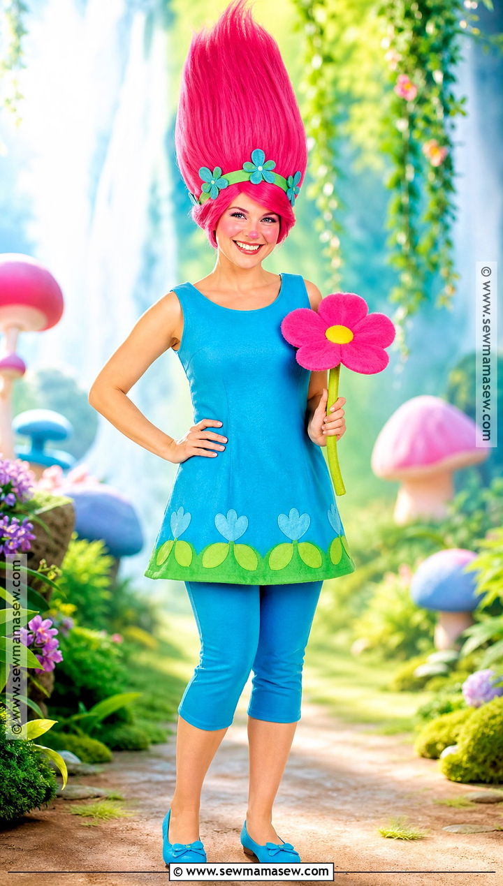 Princess Poppy Costume With Pink Hair - 35 pink hair costume ideas