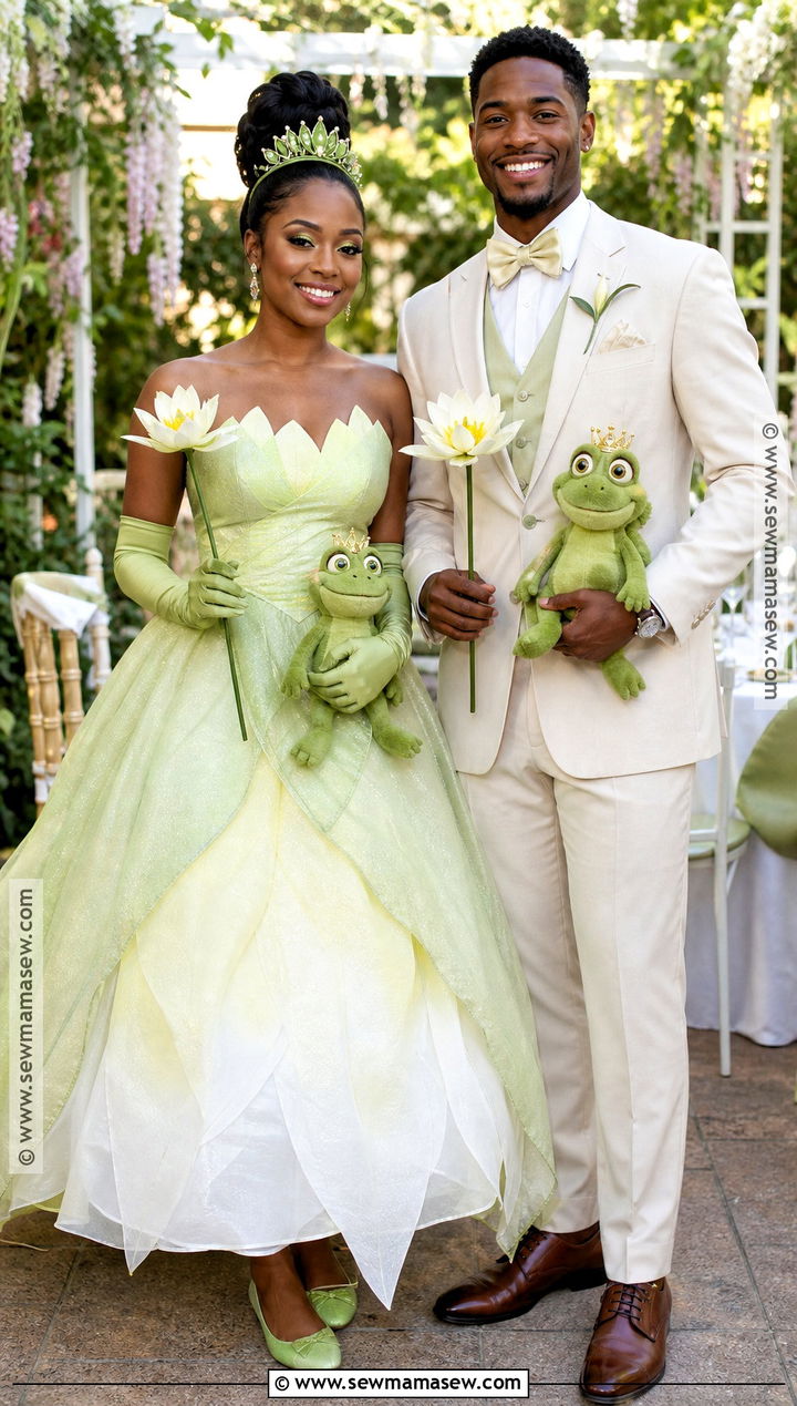 Princess Tiana And Prince Naveen Couple Costume - 30 Princess Tiana Halloween Costume Ideas