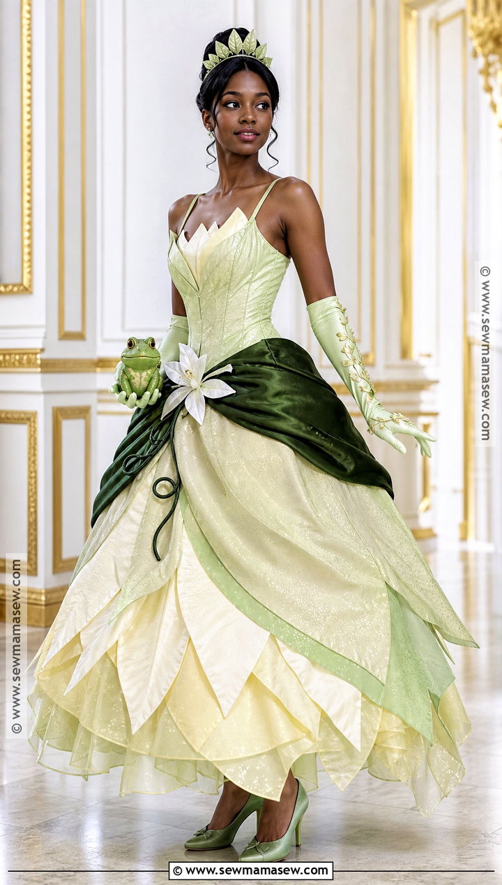 Princess Tiana Costume With Green Corset Top - 40 princess tiana costume ideas