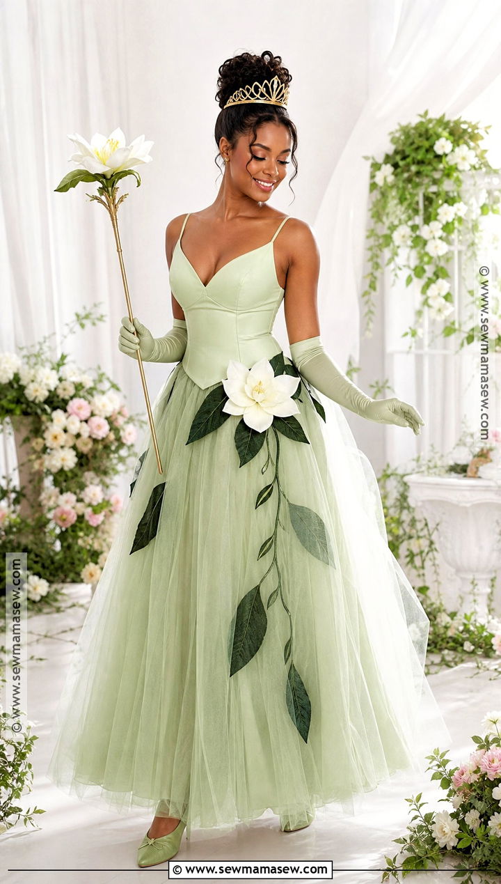 Princess Tiana Costume With Tulle Skirt - 40 princess tiana costume ideas