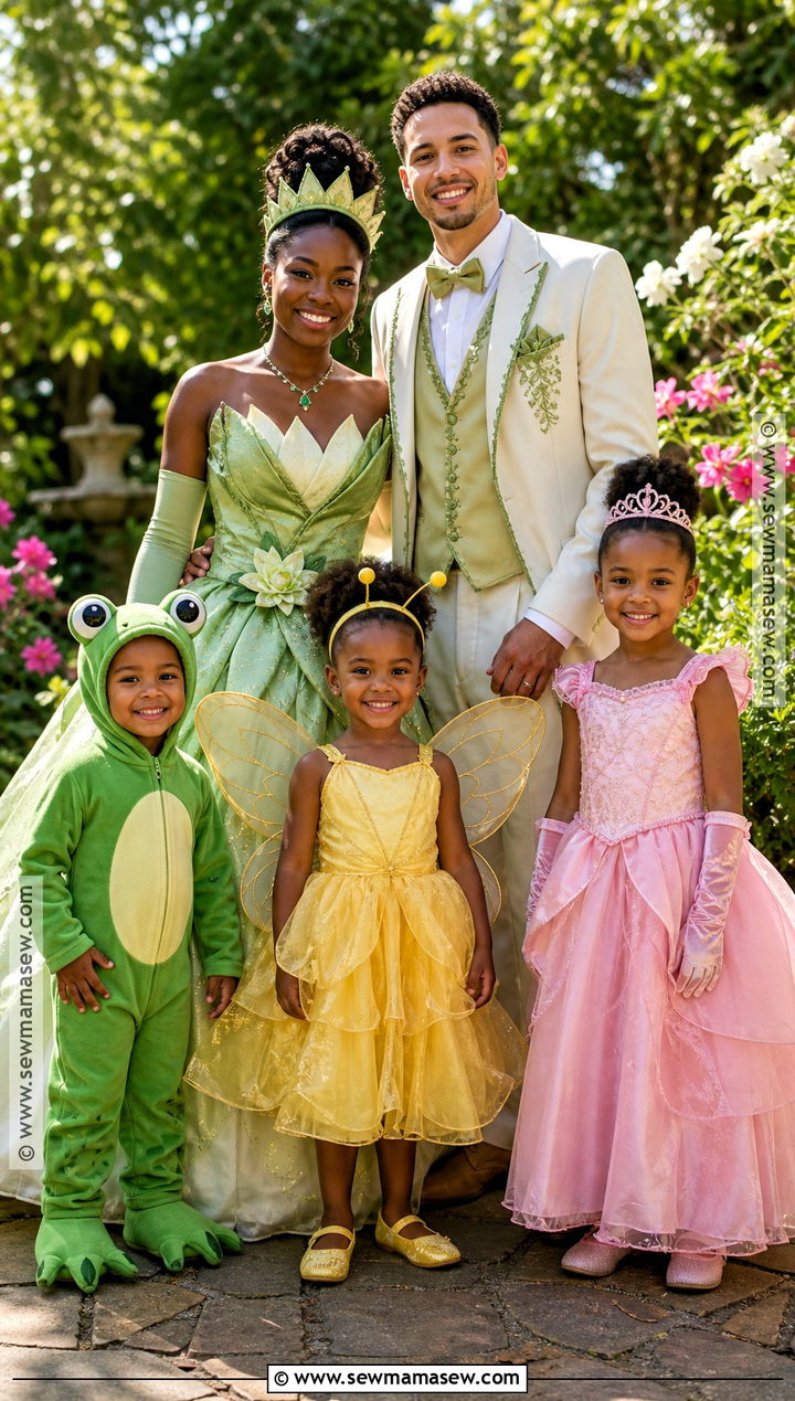 Princess Tiana Family Costume - 30 Princess Tiana Halloween Costume Ideas