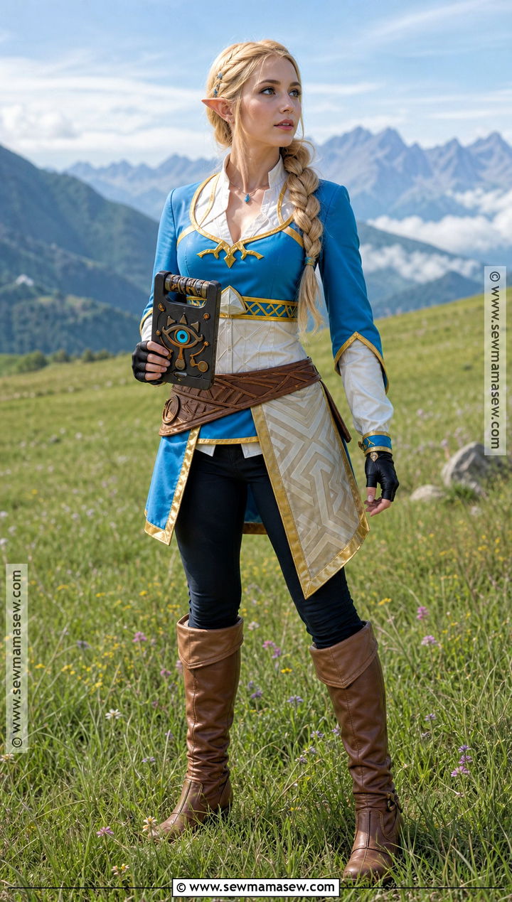 Princess Zelda Cosplay With Blue Dress - 30 cosplay outfits for females