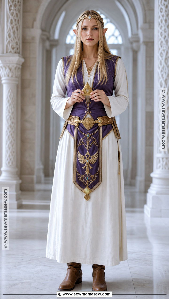 Princess Zelda Fantasy Costume - 50 blonde halloween costumes